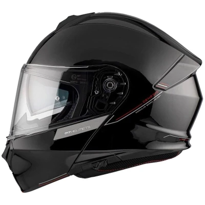 MT Helmets Genesis SV Solid A1 černá lesklá vyklápěcí přilba + moto kukla RSA MT Helmets Genesis SV Solid A1 černá lesklá vyklápěcí přilba + moto kukla RSA