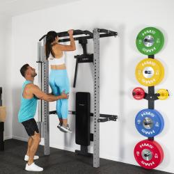 HMS KLT21 šedý Multifunkční posilovací stojan - Power Rack