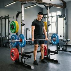 HMS KLT5432 Multifunkční posilovací stojan - Power Rack