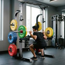 HMS KLT5432 Multifunkční posilovací stojan - Power Rack