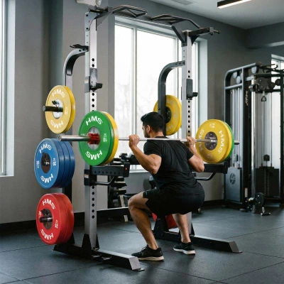 HMS KLT5432 Multifunkční posilovací stojan - Power Rack