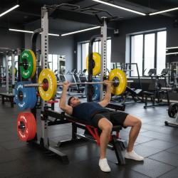 HMS KLT5432 Multifunkční posilovací stojan - Power Rack