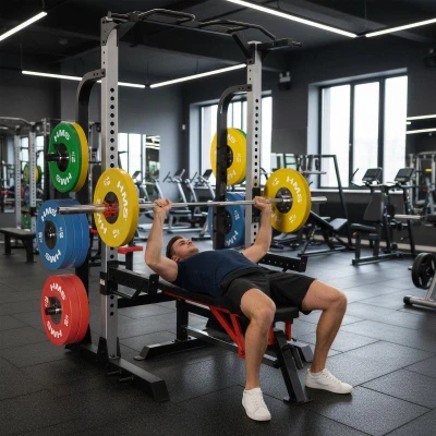 HMS KLT5432 Multifunkční posilovací stojan - Power Rack