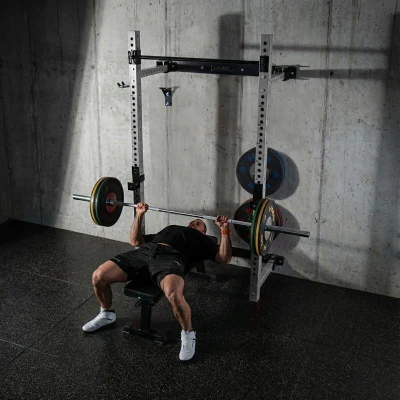 HMS KLT34 šedý Multifunkční skládací posilovací stojan - Power Rack