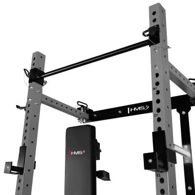 HMS KLT34 šedý Multifunkční skládací posilovací stojan - Power Rack