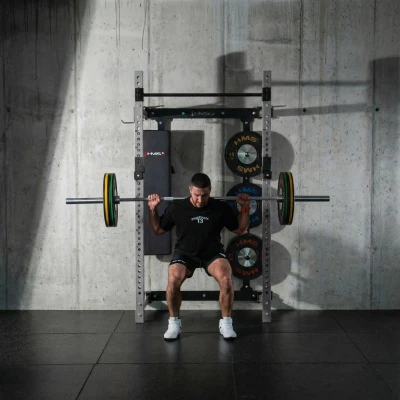 HMS KLT34 šedý Multifunkční skládací posilovací stojan - Power Rack