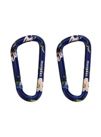 Munkees Flower Blue S - 2 kusy karabina
