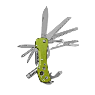 Munkees LED knife - green kapesní nůž