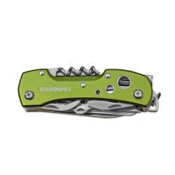 Munkees LED knife - green kapesní nůž