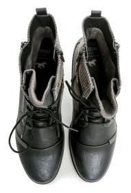 Mustang 1229-510-9 černá dámská nadměrná zimní obuv