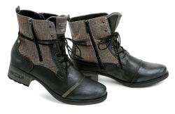 Mustang 1229-510-9 černá dámská nadměrná zimní obuv