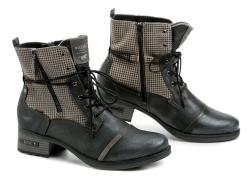 Mustang 1229-510-9 černá dámská nadměrná zimní obuv