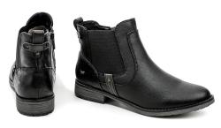 Mustang 1265-522-9 čierne dámske poltopánky