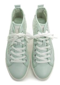 Mustang 1272-502-706 zelená mint dámske poltopánky