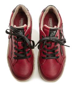 Mustang 1290-302-5 červené dámske poltopánky