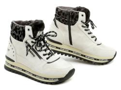 Mustang 1364-503-203 biela dámska nadmerná zimná obuv