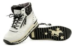 Mustang 1364-503-203 biela dámska zimná obuv