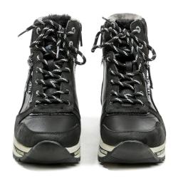 Mustang 1364-503-9 černá dámská zimní obuv