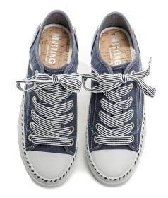 Mustang 1376-303-841 modro bílé tenisky