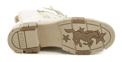 Mustang 1443-504-243 ivory dámská zimní obuv