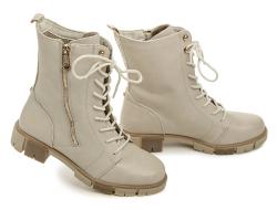 Mustang 1443-504-243 ivory dámská zimní obuv