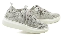 Mustang 1468-301-22 šedé dámské polobotky