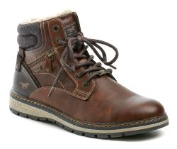 Mustang 15M0001003 hnedé pánske zimné topánky