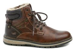 Mustang 15M0001003 hnědé pánské zimní boty