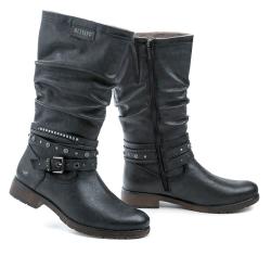 Mustang 15M005200300 navy dámské kozačky