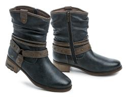 Mustang 15M0062003 navy dámská zimní obuv