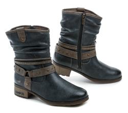 Mustang 15M0062003 navy dámská zimní obuv