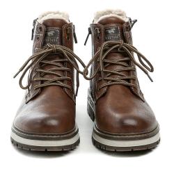 Mustang 15M009100200 hnědé pánské zimní boty