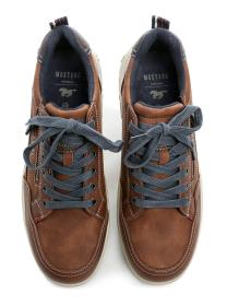 Mustang 15M018100100 cognac pánské nadměrné polobotky