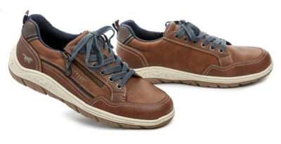 Mustang 15M018100100 cognac pánské nadměrné polobotky