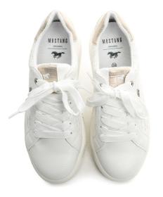 Mustang 26M048200100 bílé dámské polobotky