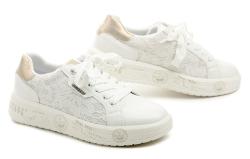 Mustang 26M048200100 bílé dámské polobotky