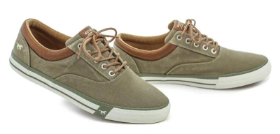 Mustang 4072-315-777 khaki pánské polobotky
