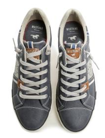 Mustang 4072-317-800 modré pánske poltopánky