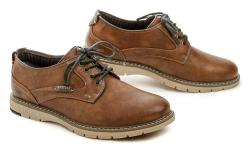 Mustang 4105-303-307 cognac pánské polobotky