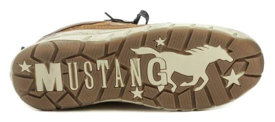Mustang 4140-301-301 kastanie pánské polobotky
