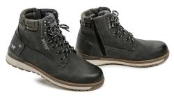 Mustang 4141-602-20 tmavo šedé pánske zimné topánky