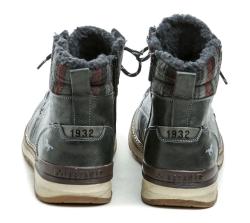 Mustang 4141-614-259 grafit pánské nadměrné zimní boty