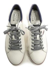 Mustang 4147-309-1 bílé pánské polobotky