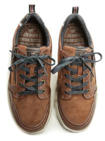 Mustang 4140-301-301 gaštan pánske poltopánky