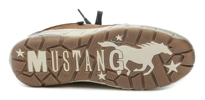 Mustang 4160-302-301 kastanie pánské polobotky