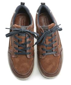 Mustang 4160-302-301 kastanie pánské polobotky