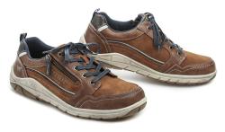 Mustang 4160-302-301 kastanie pánské polobotky