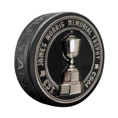 Mustang Fanouškovský puk NHL 3D Silver Medallion James Norris Memorial Trophy