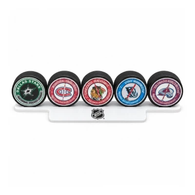 Mustang Stojan na puky NHL PVC 5 Puck Flat