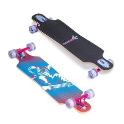 Muuwmi Longboard Compact ABEC 7 SPACE, se svítícími kolečky Muuwmi Longboard Compact ABEC 7 SPACE, se svítícími kolečky